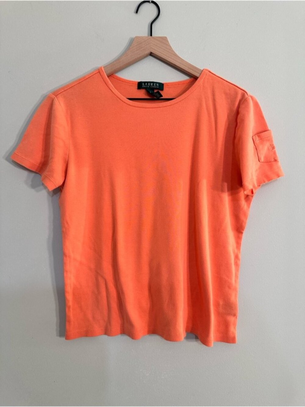 Ralph Lauren Orange/Coral Short Sleeve Crewneck Tee